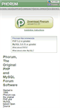 Mobile Screenshot of dev.phorum.org
